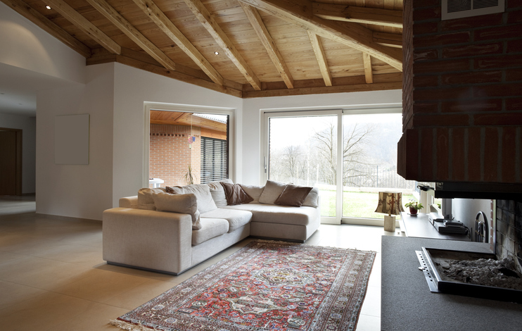lovely new house, modern furniture, living-room view